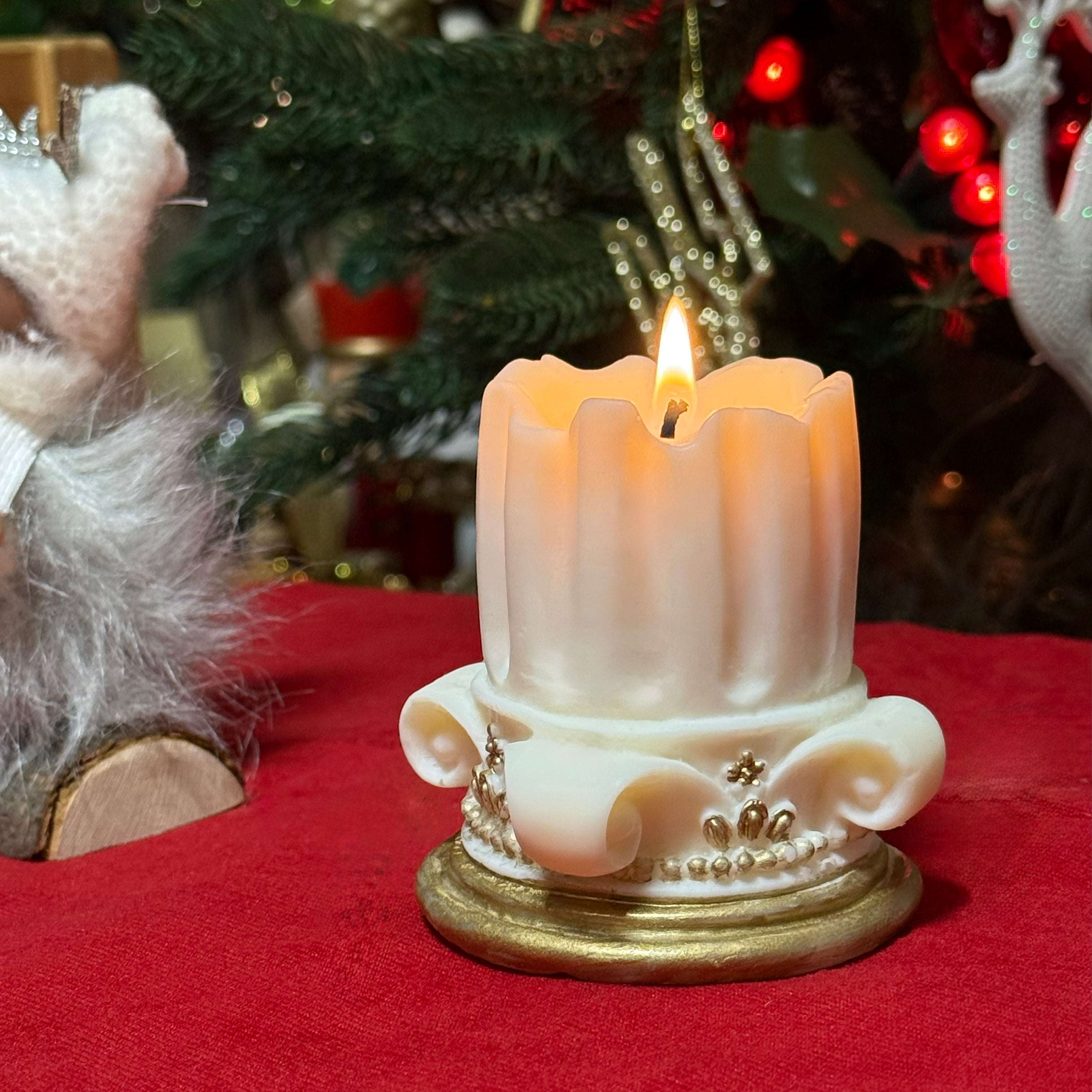 Handmade Pillar Soy Wax Candle "Brocken Pillar"