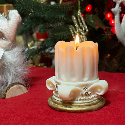 Handmade Pillar Soy Wax Candle "Brocken Pillar"