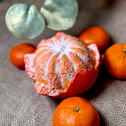 Refillable Hand-poured Soy Wax Candle "Mandarin Orange"