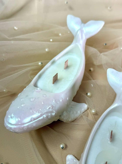 Medium size Whale-shaped Soy Wax Candle