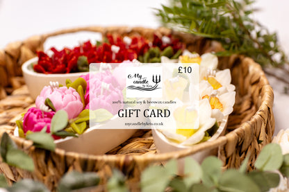 My Candle by Kris GIFT CARD