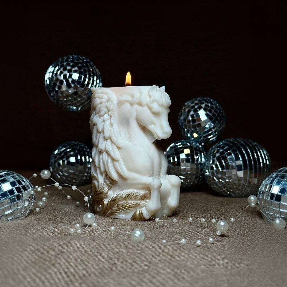 Hand Poured Soy Wax Candle "Pegasus"