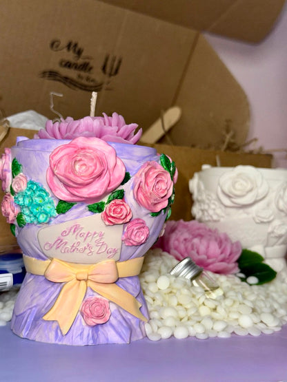 DIY Candle Making Kit "Flower Bouquet"