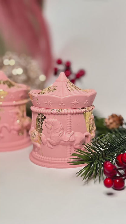 Handmade Soy Wax Candle "Carousel"
