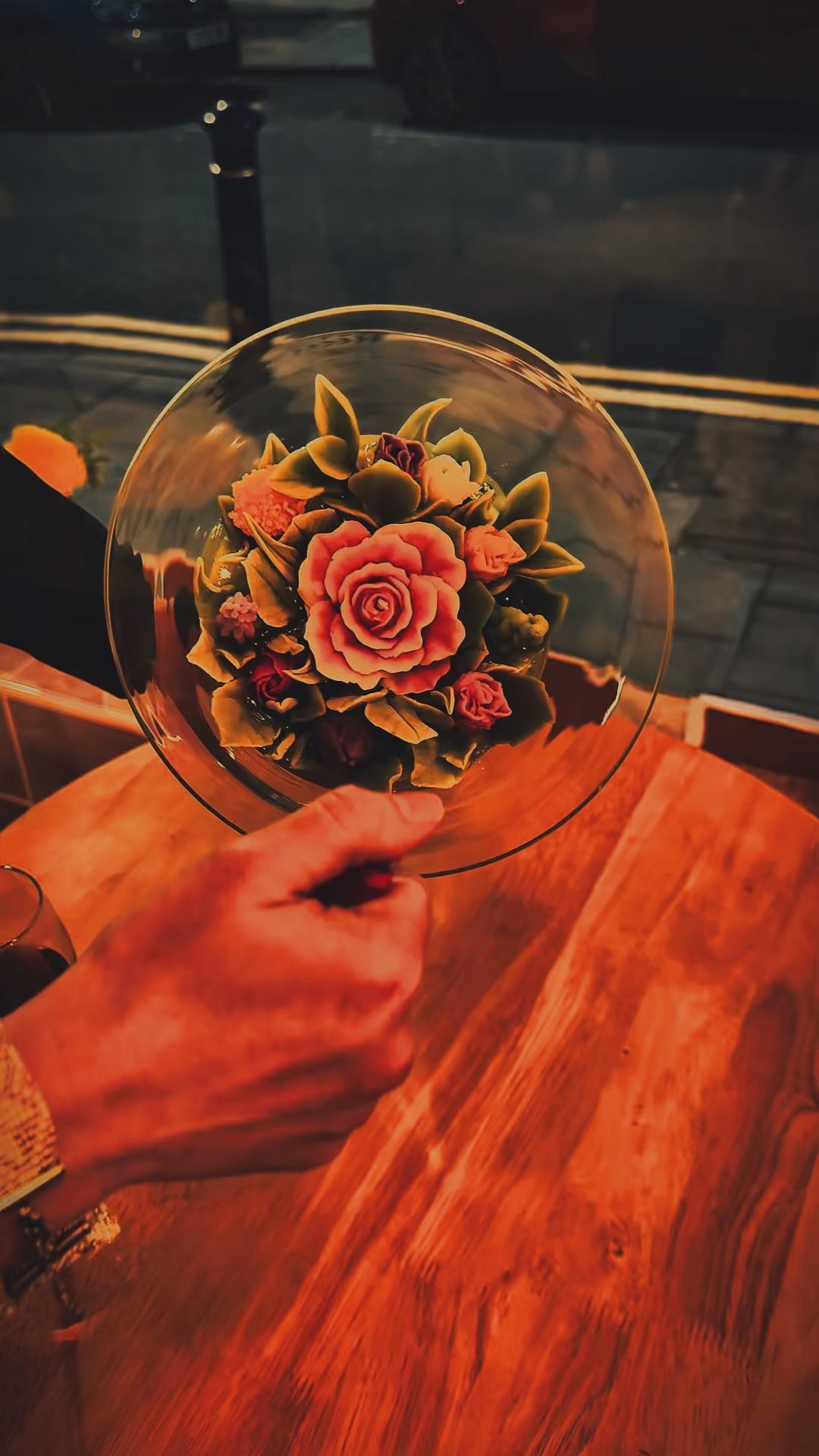 The Eternal Bloom | Luxury Statement Flower Candle  (27cm) with Gift Box — The Ultimate Gift for Weddings, Anniversaries & Birthdays